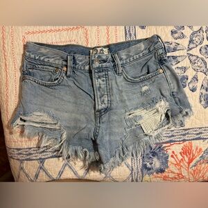 denim shorts